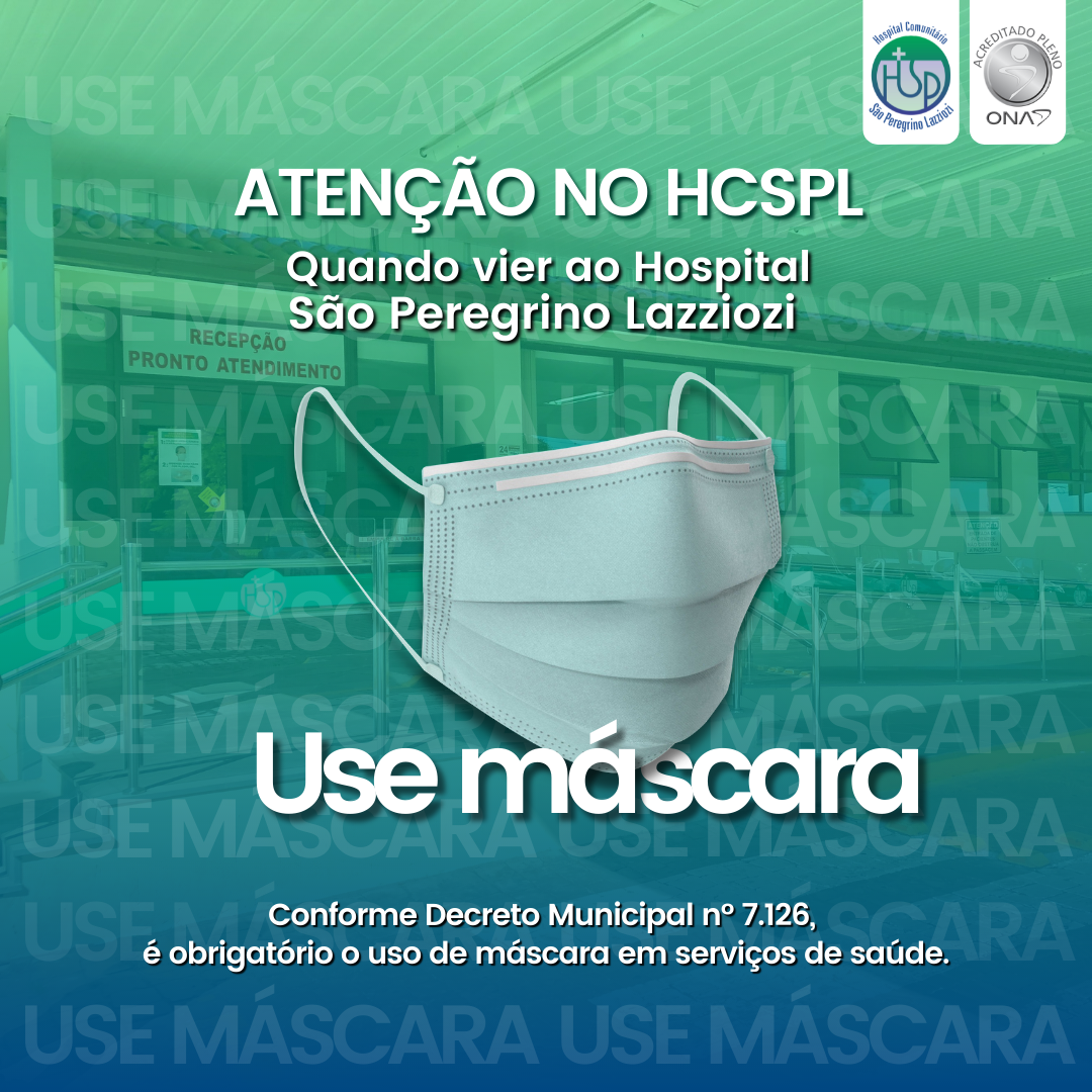 HCSPL | Use de máscara no HCSPL